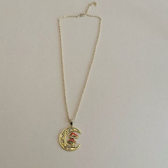 Mushroom necklace N1105 - Picture 1 of 3